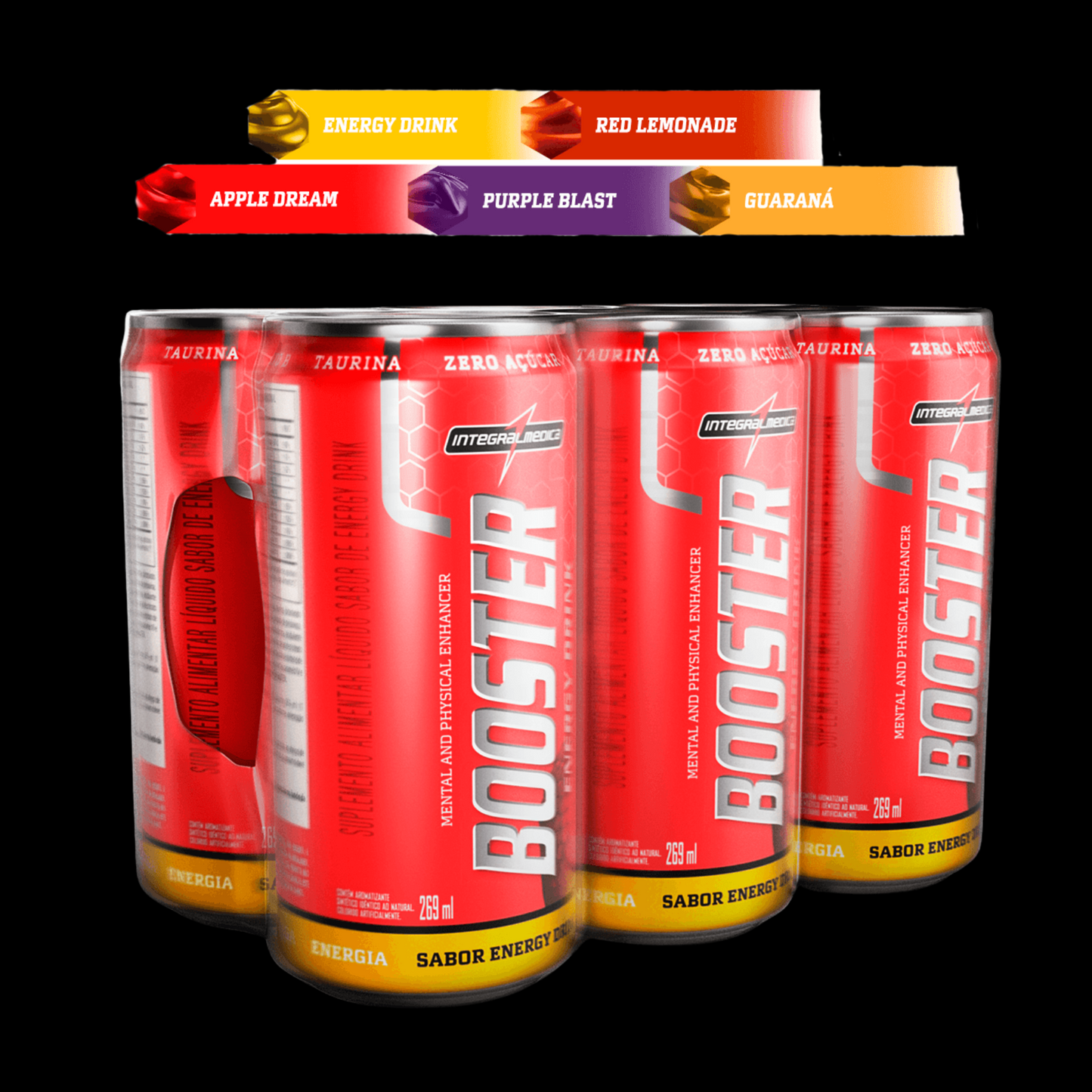 BOOSTER ENERGY DRINK - 269ml - INTEGRAL MÉDICA