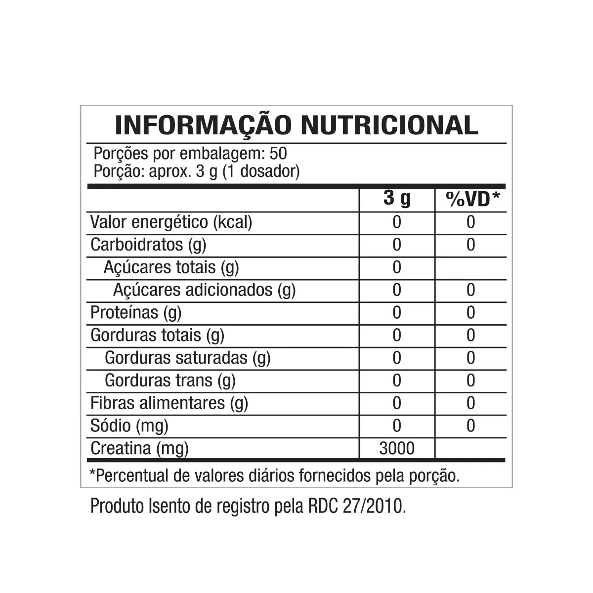 CREATINE - CREATINA MONOHIDRATADA - 150g - POTE - BLACK SKULL