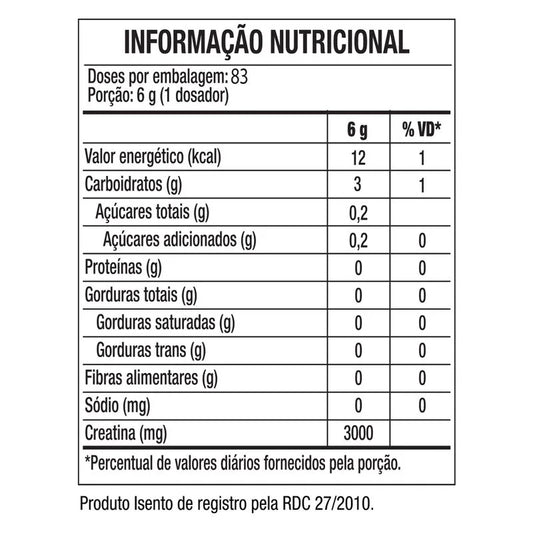 CREATINE TURBO 500g (REFFIL) - BLACK SKULL