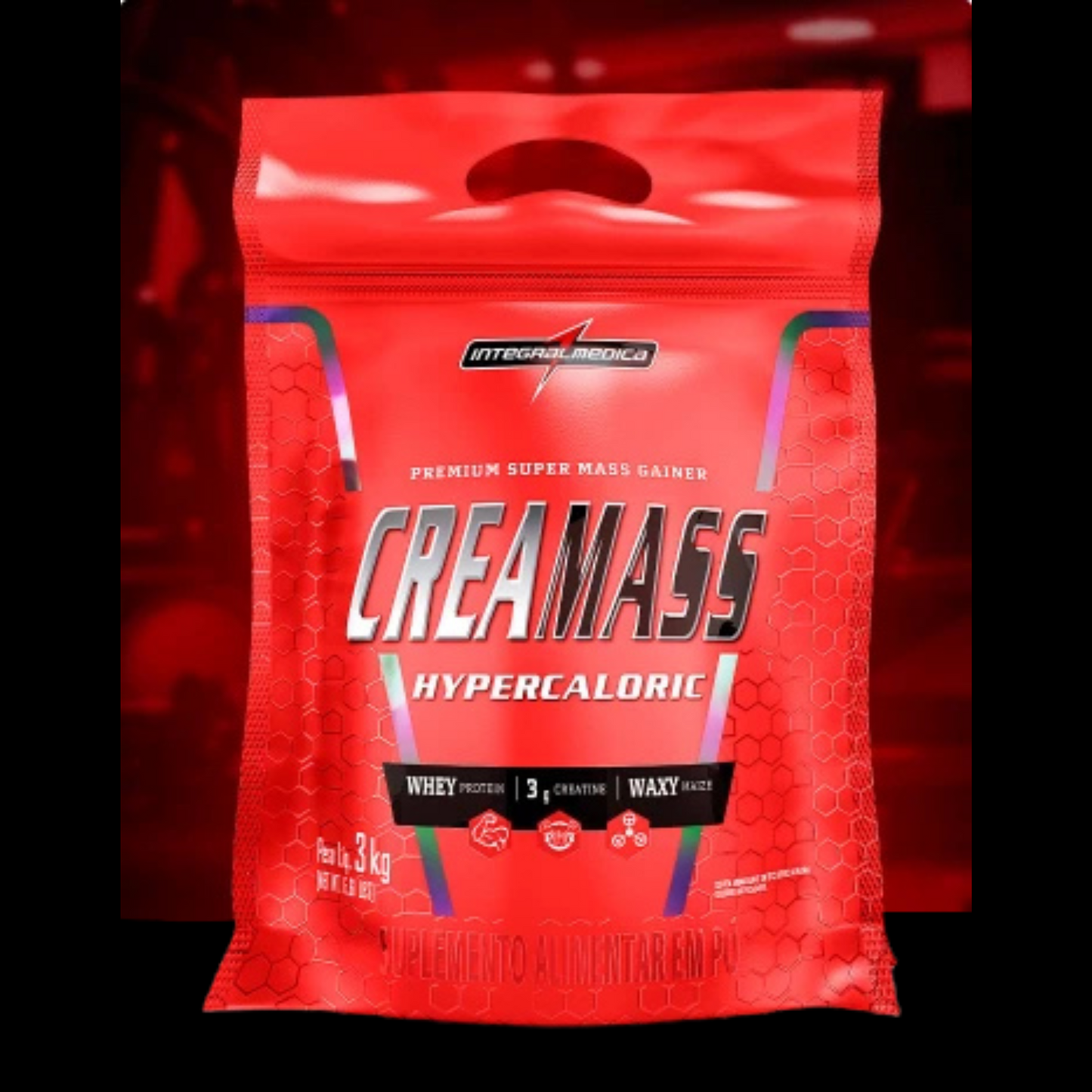 CREAMASS HYPERCALORIC COM CREATINA - 3Kg - REFIL - INTEGRAL MÉDICA