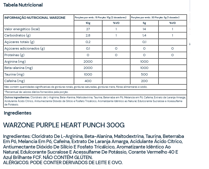 WARZONE - 150g/300g - UNDER LABZ