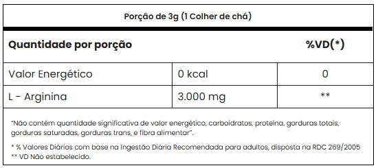 ARGININA PLATINUM SERIES - 100g - ADAPTOGEN