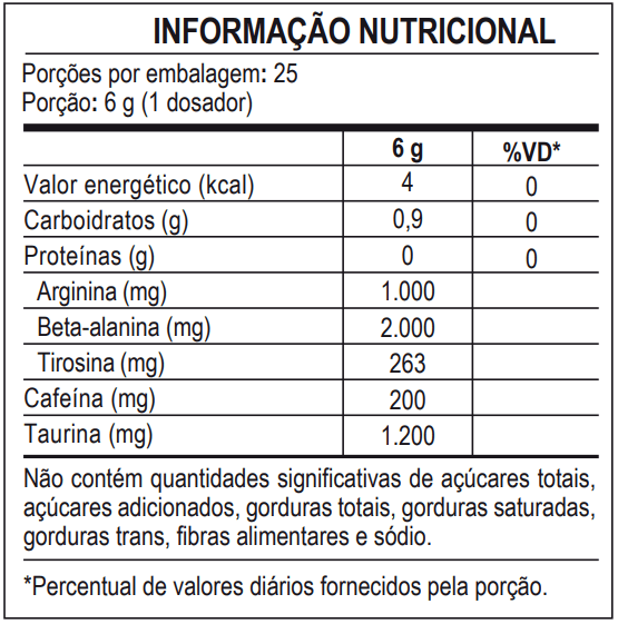 PRÉ-TREINO ÉGIDE 150g - MAX TITANIUM