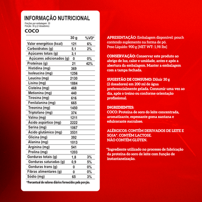 WHEY 100% - PROTEIN CONCENTRADO - 900g - REFIL - INTEGRAL MÉDICA
