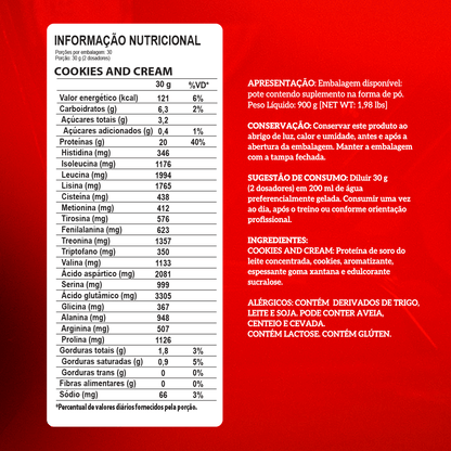 WHEY 100% - PROTEIN CONCENTRADO - 900g - POTE - INTEGRAL MÉDICA