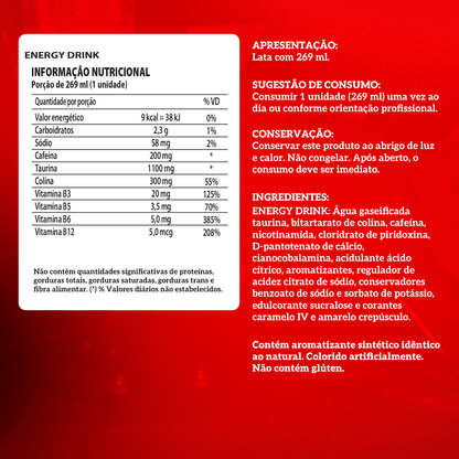 BOOSTER ENERGY DRINK - 269ml - INTEGRAL MÉDICA