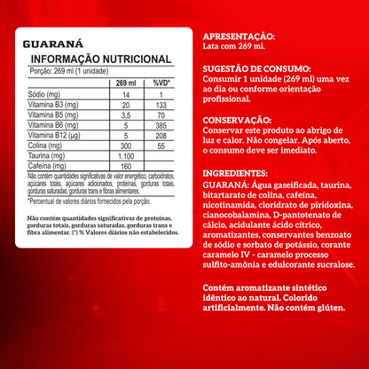 BOOSTER ENERGY DRINK - 269ml - INTEGRAL MÉDICA
