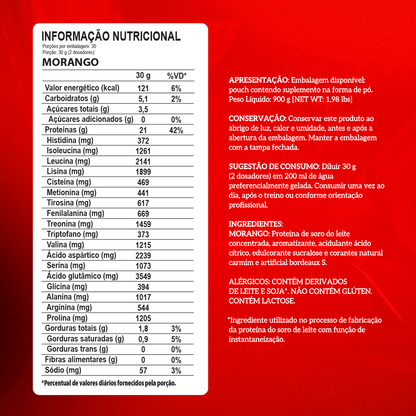 WHEY 100% - PROTEIN CONCENTRADO - 900g - REFIL - INTEGRAL MÉDICA
