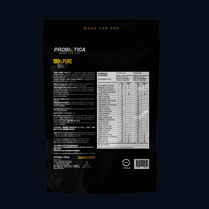 100% PURE WHEY 900g - REFIL - PROBIÓTICA