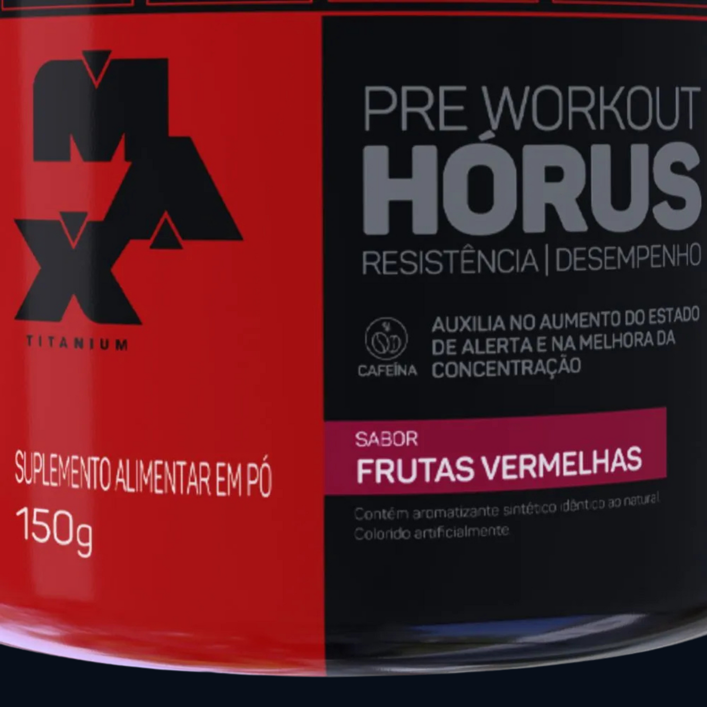 PRÉ-TREINO HÓRUS 150g - MAX TITANIUM