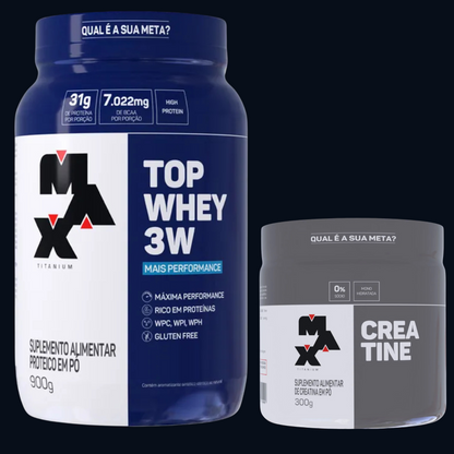 COMBO - TOP 3W CREATINE - MAX TITANIUM