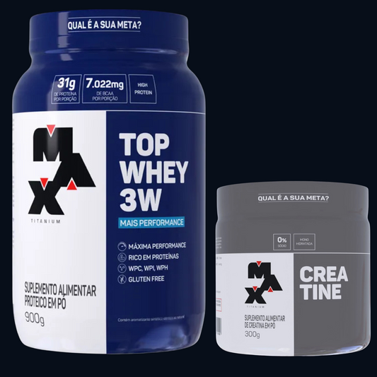 COMBO - TOP 3W CREATINE - MAX TITANIUM
