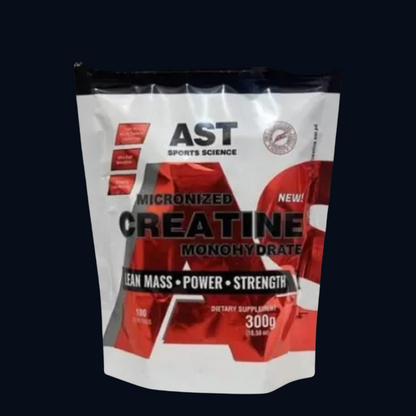 CREATINA MICRONIZADA MONOHIDRATADA (Refil-300g) - AST SPORTS