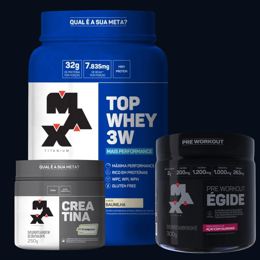 COMBO - TOP 3W CREAPURE WORKOUT ÉGIDE - MAX TITANIUM