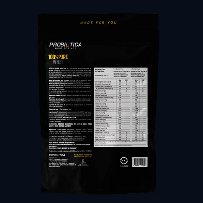100% PURE WHEY 900g - REFIL - PROBIÓTICA