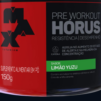 PRÉ-TREINO HÓRUS 150g - MAX TITANIUM
