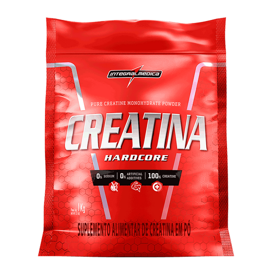 CREATINA 100% Pura - REFIL 1kg - INTEGRAL MÉDICA