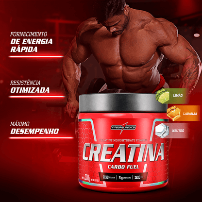 CREATINA CARBO FUEL - 300g - INTEGRAL MÉDICA