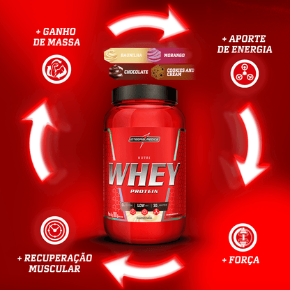 NUTRI WHEY PROTEIN - 900g - POTE - INTEGRAL MÉDICA