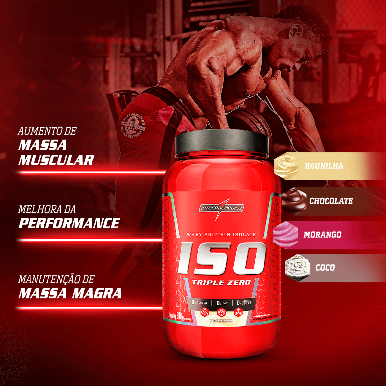 WHEY PROTEIN ISOLADO - 900g - POTE - INTEGRAL MÉDICA