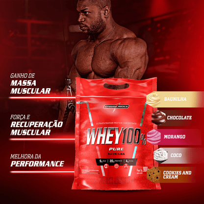 WHEY 100% - PROTEIN CONCENTRADO - 900g - REFIL - INTEGRAL MÉDICA