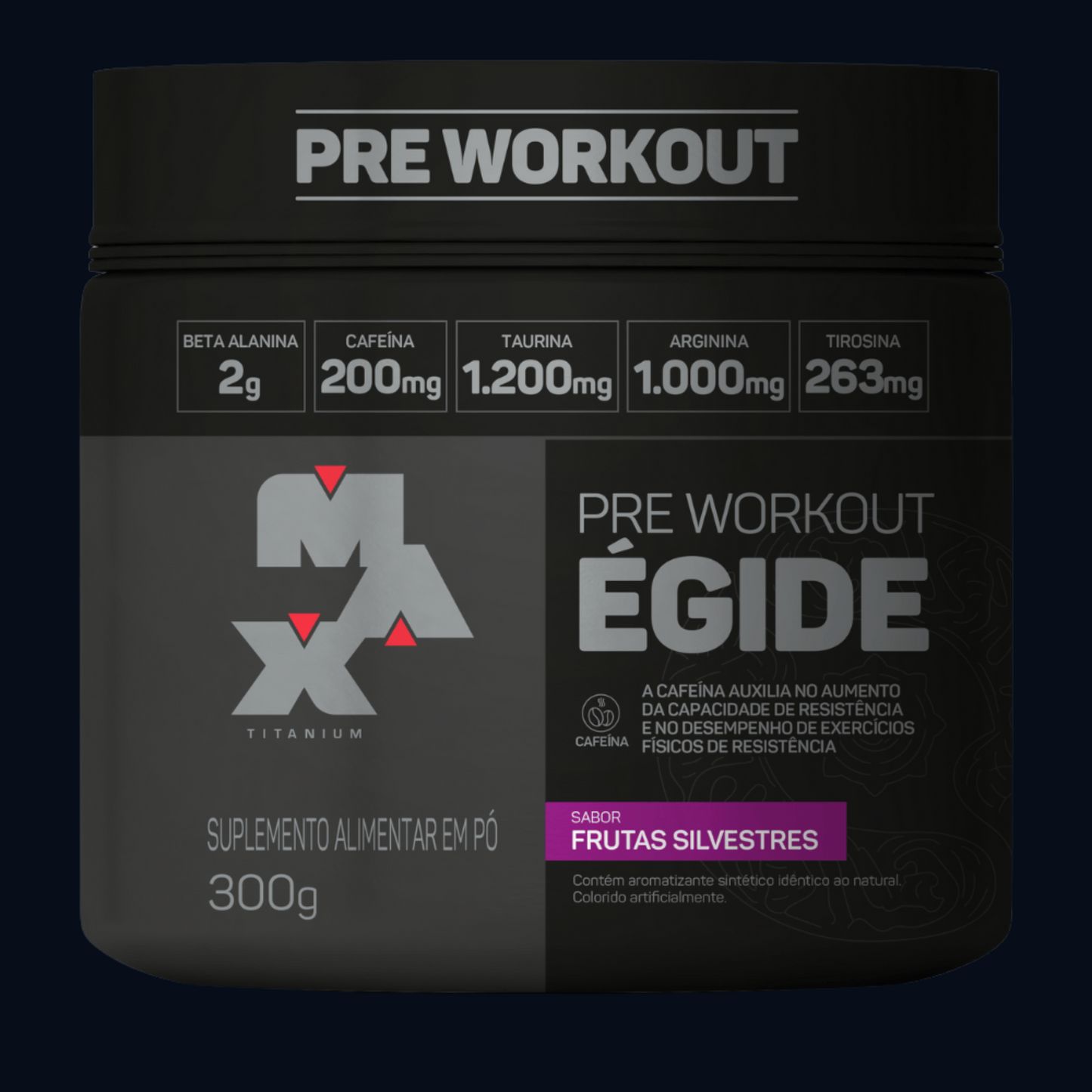 PRÉ-TREINO ÉGIDE 300g - MAX TITANIUM