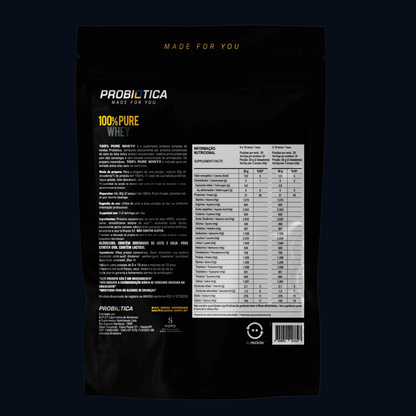 100% PURE WHEY 900g - REFIL - PROBIÓTICA