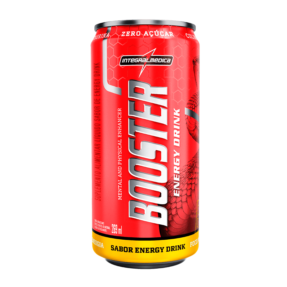 BOOSTER ENERGY DRINK - 269ml - INTEGRAL MÉDICA
