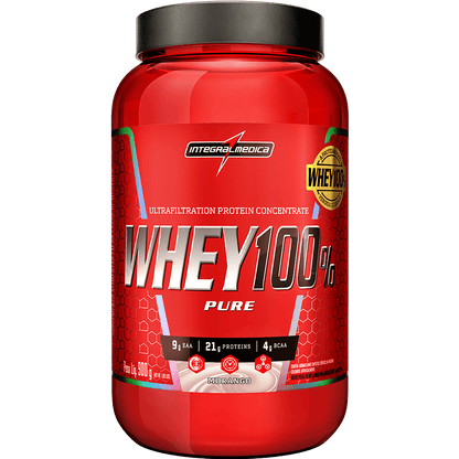 WHEY 100% - PROTEIN CONCENTRADO - 900g - POTE - INTEGRAL MÉDICA