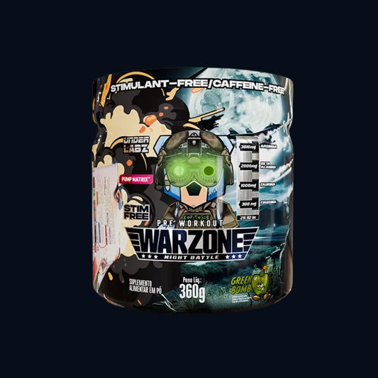 WARZONE NIGHT BATTLE - PRÉ-TREINO LIVRE DE ESTIMULANTES - 360g - UNDER LABZ