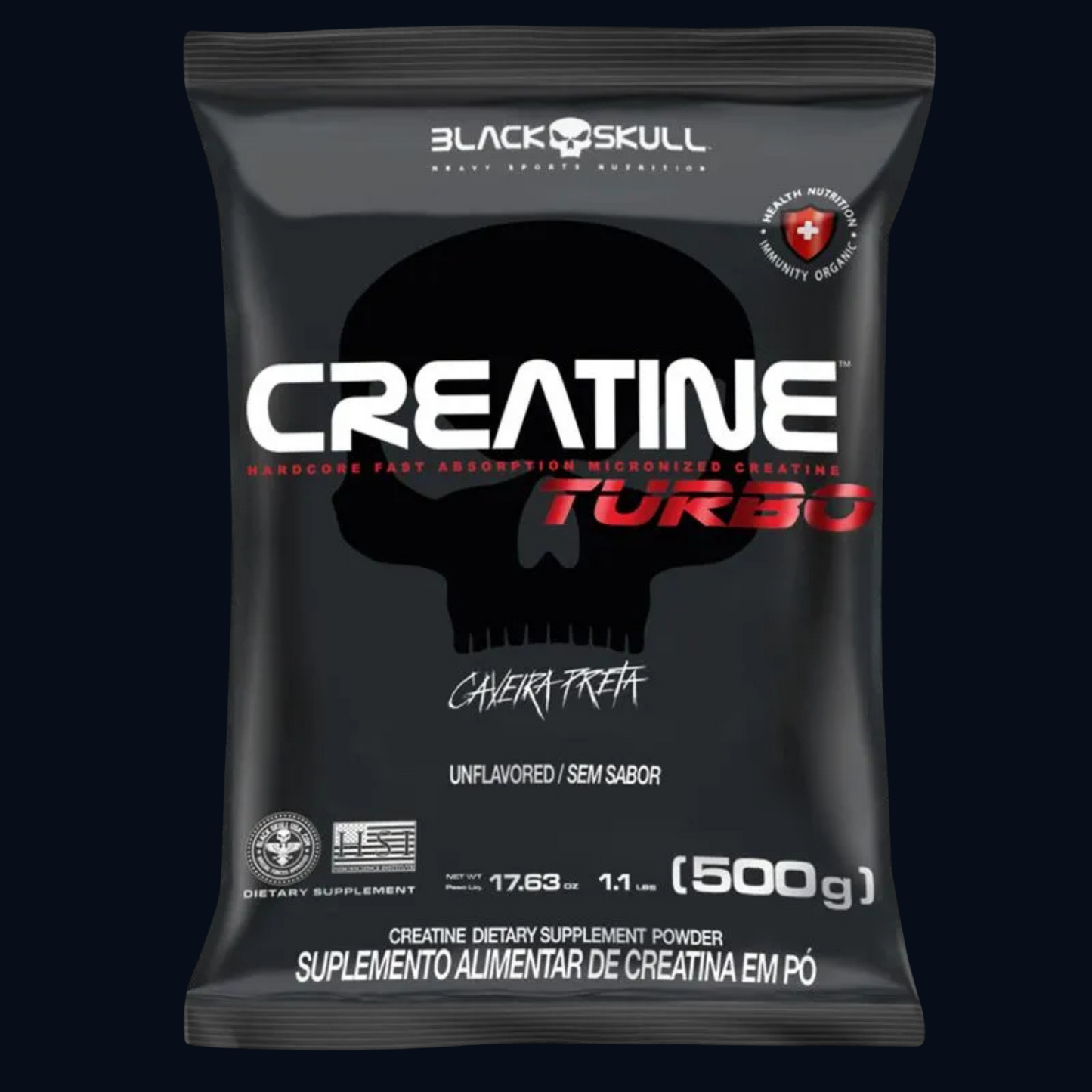 CREATINE TURBO 500g (REFFIL) - BLACK SKULL