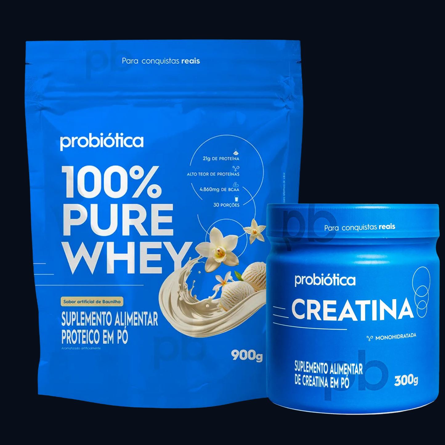 COMBO - 100% CREA - PROBIÓTICA