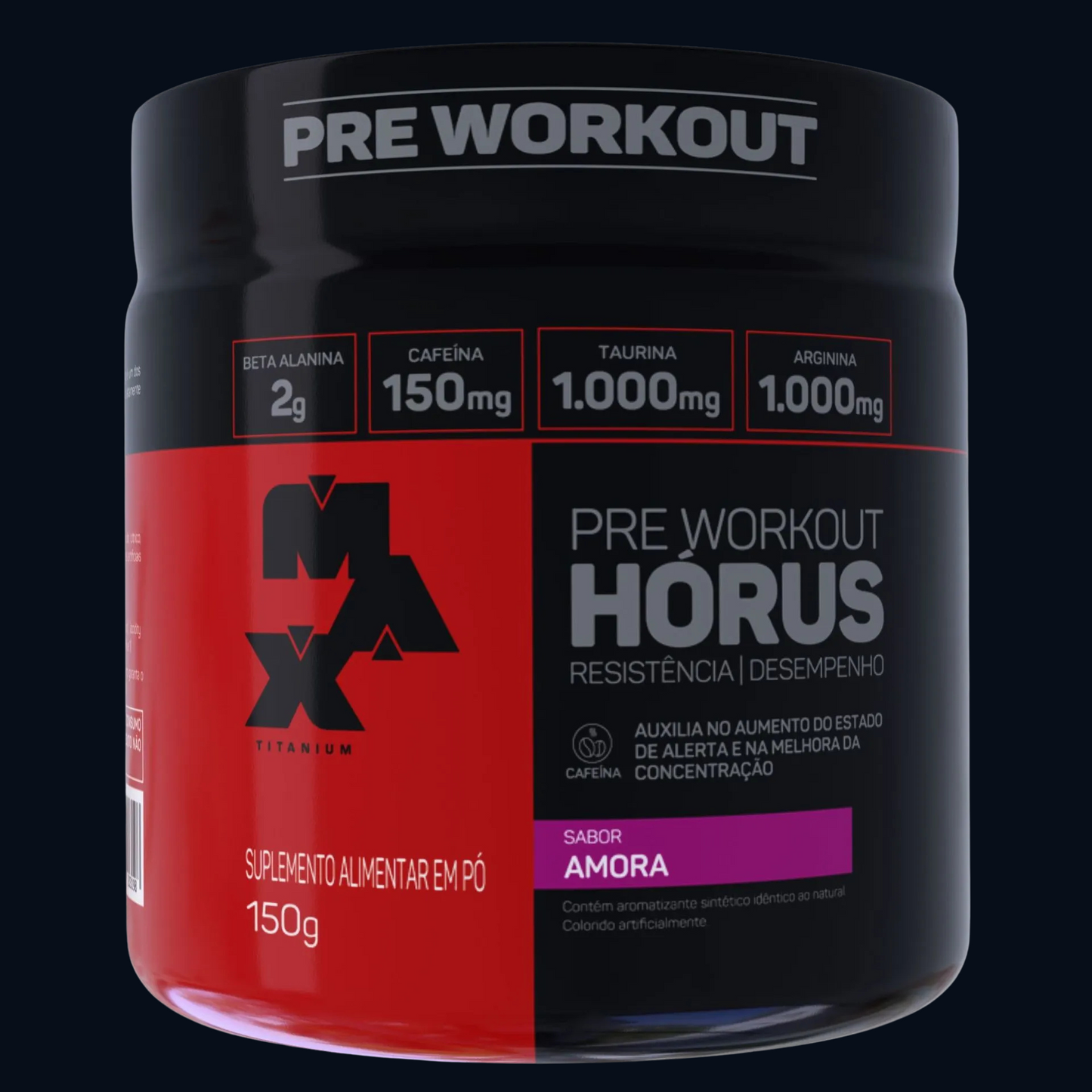 PRÉ-TREINO HÓRUS 150g - MAX TITANIUM