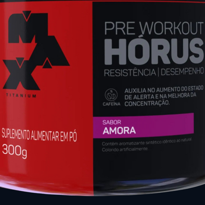 PRÉ-TREINO HÓRUS 300g - MAX TITANIUM