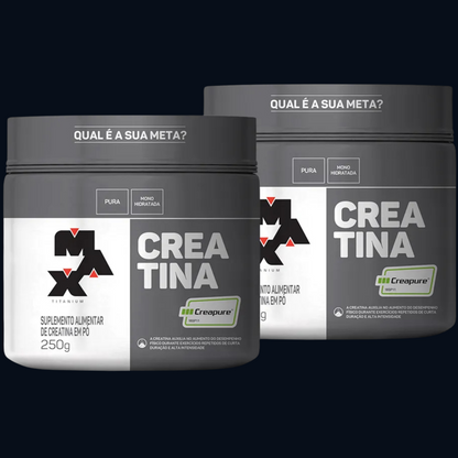 COMBO - 2X CREATINA CREAPURE - 250g - MAX TITANIUM