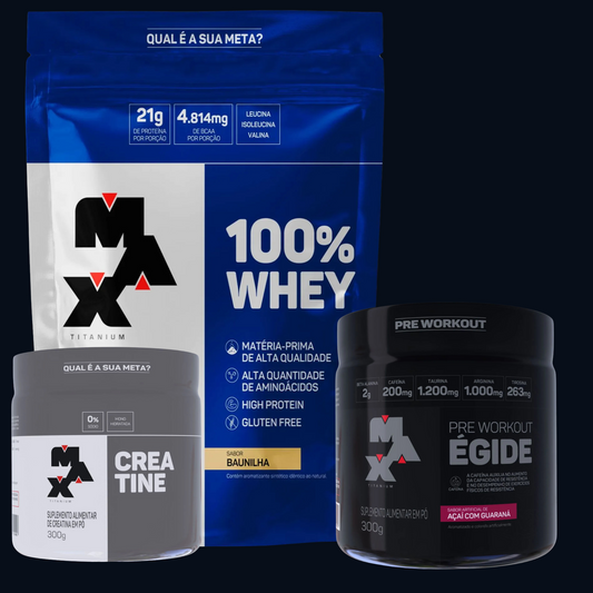 COMBO - 100% CREA WORKOUT ÉGIDE - MAX TITANIUM