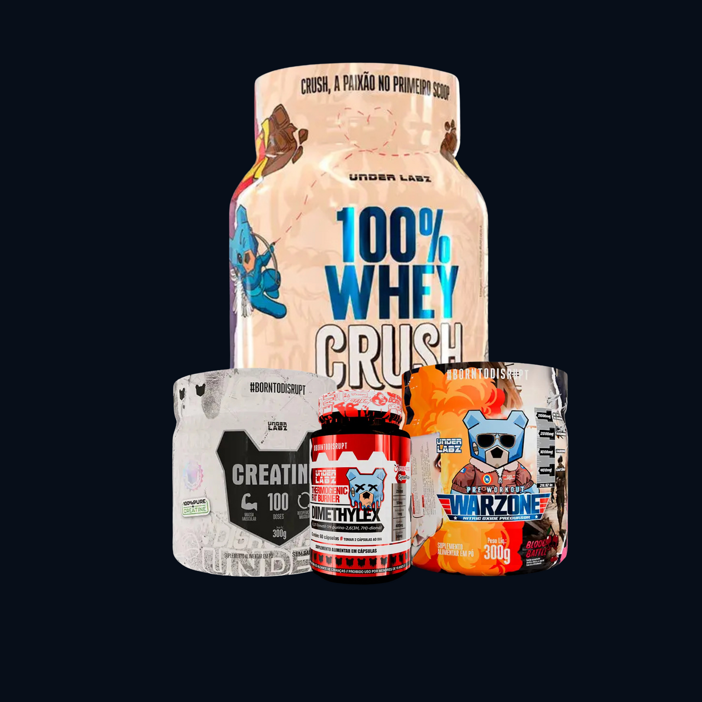 COMBO - 100% CRUSHCREA WARZDIMETH - UNDER LABZ