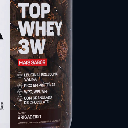 TOP WHEY 3W + SABOR - POTE - 900g - MAX TITANIUM