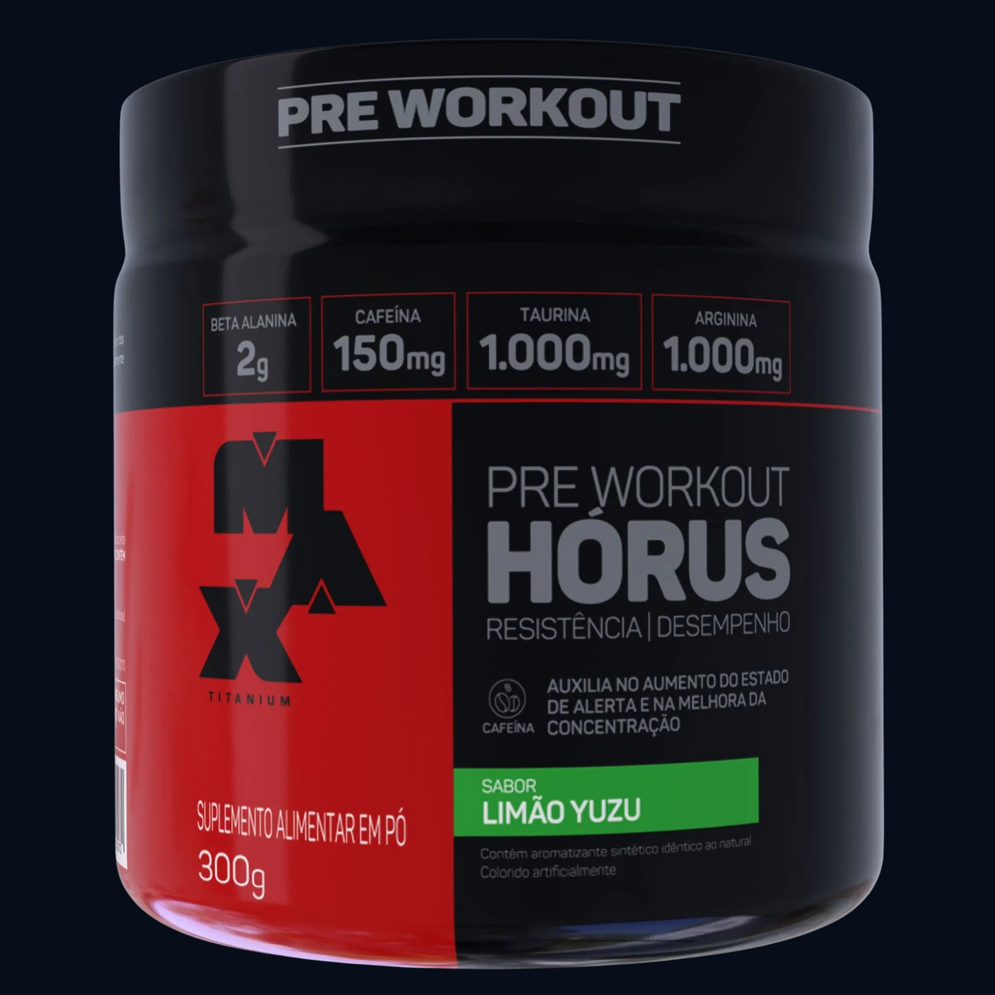 PRÉ-TREINO HÓRUS 300g - MAX TITANIUM