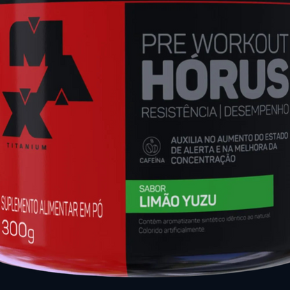 PRÉ-TREINO HÓRUS 300g - MAX TITANIUM
