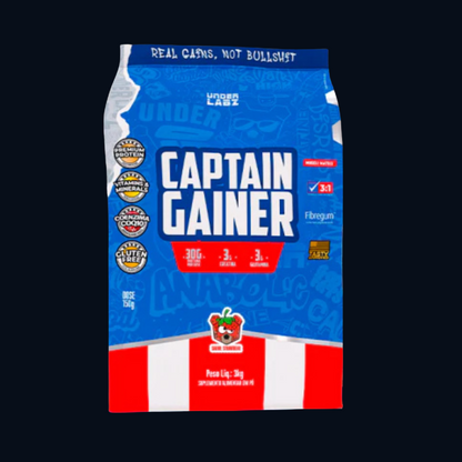CAPTAIN GAINER - O HERÓI DOS FRANGOS 3kg • 20 DOSES • UNDER LABZ