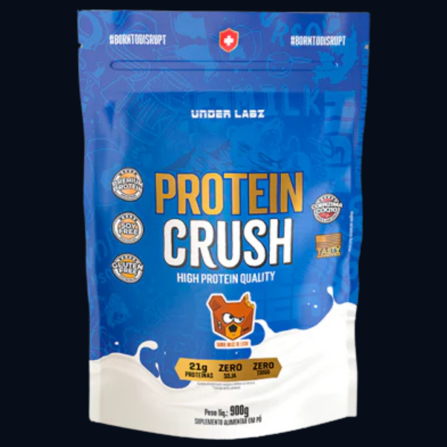 COMBO - 7X PROTEIN CRUSH - 900g - SABORES SORTIDOS* - REFIL - UNDER LABZ