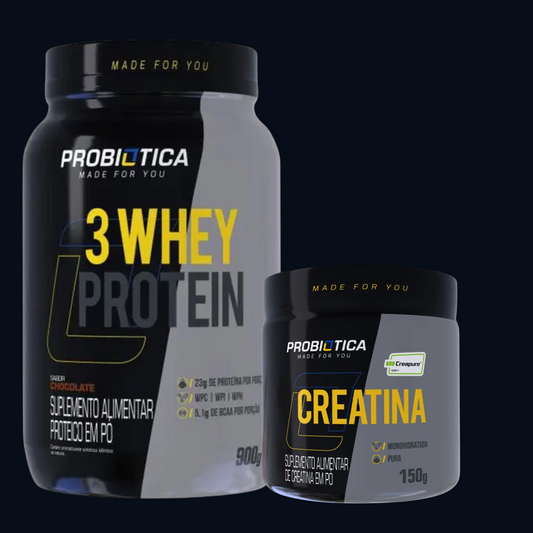 COMBO - 3 WHEY CREAPURE - PROBIÓTICA