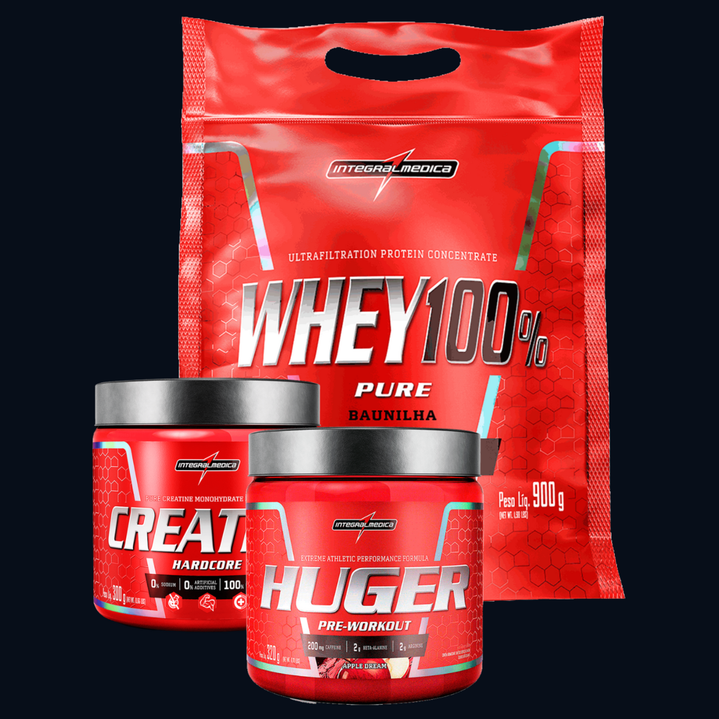 COMBO - 100% CREA WORKOUT - INTEGRAL MÉDICA