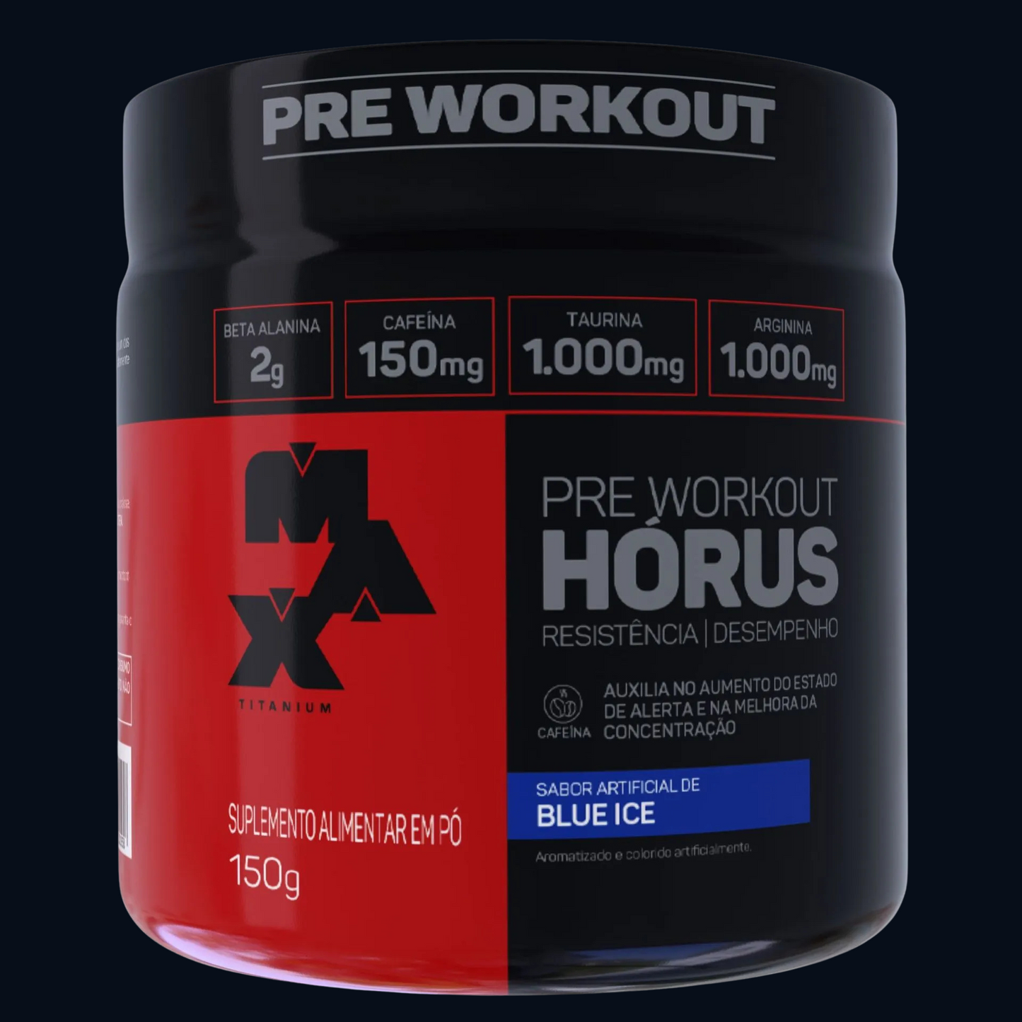PRÉ-TREINO HÓRUS 150g - MAX TITANIUM