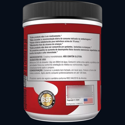 CREATINA MICRONIZADA MONOHIDRATADA (POTE-300g) - AST SPORTS