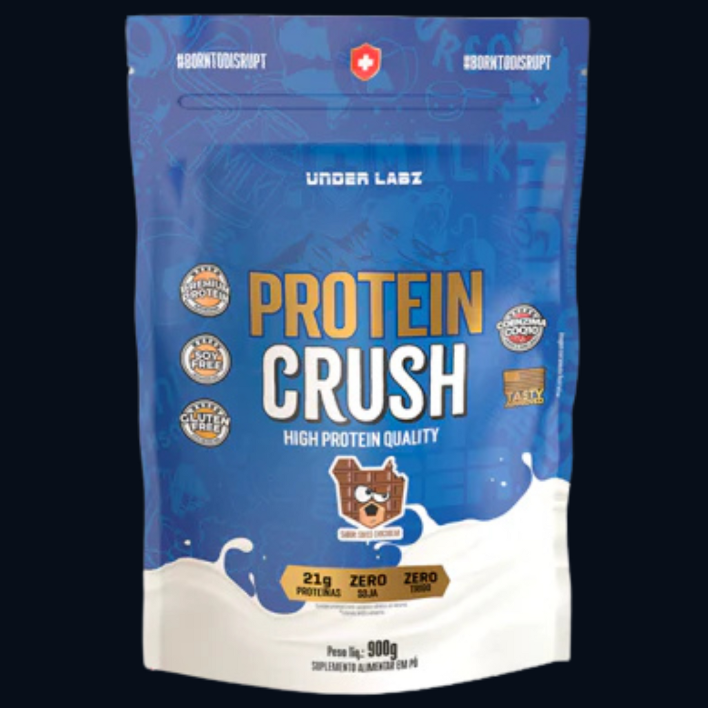 COMBO - 7X PROTEIN CRUSH - 900g - SABORES SORTIDOS* - REFIL - UNDER LABZ