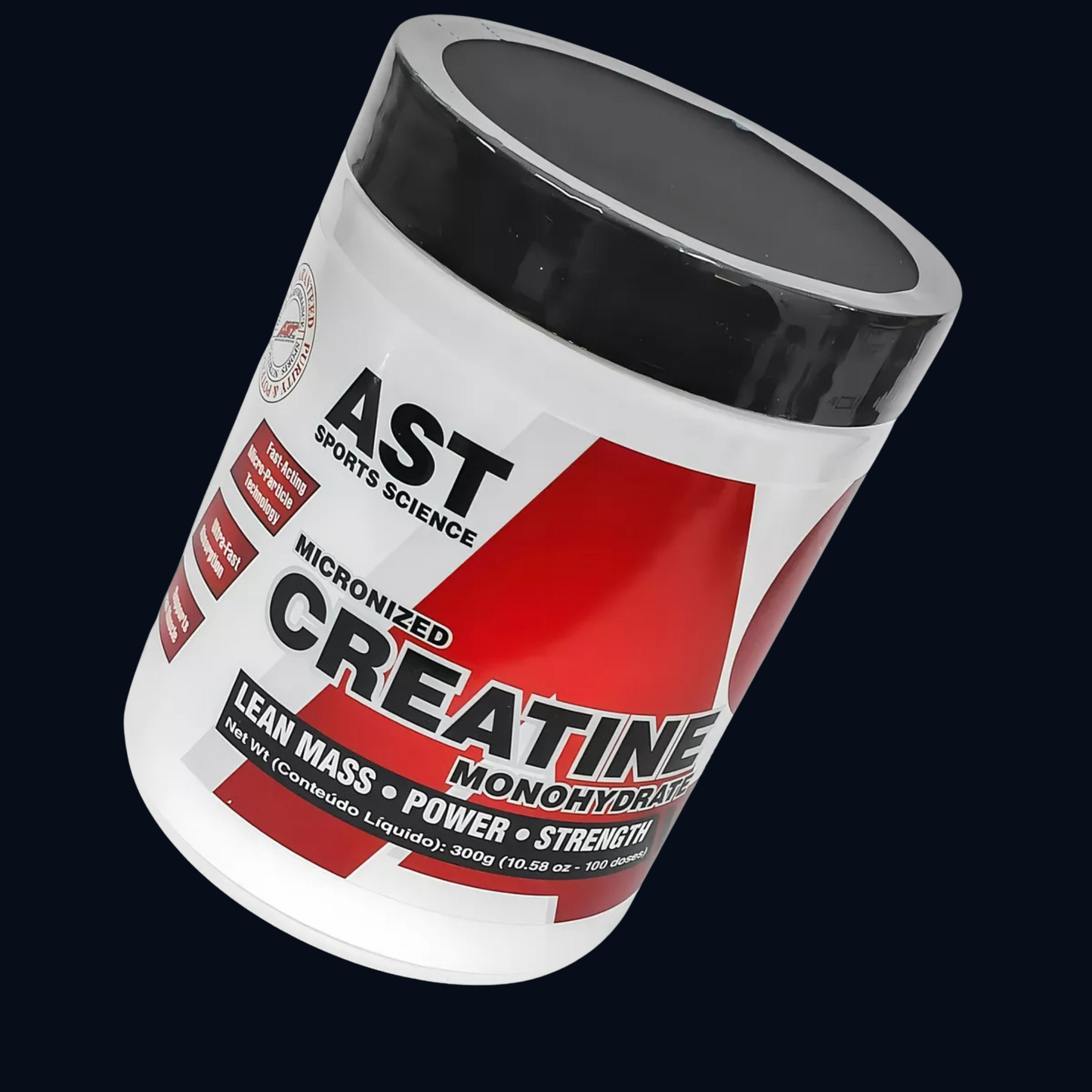CREATINA MICRONIZADA MONOHIDRATADA (POTE-300g) - AST SPORTS