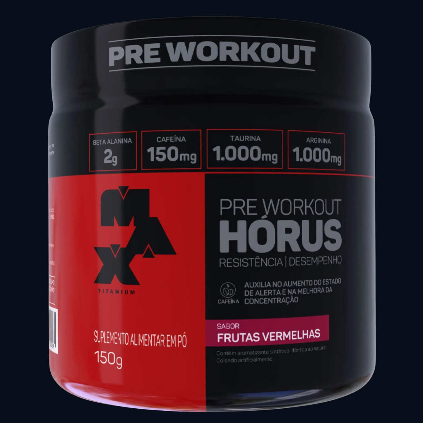 PRÉ-TREINO HÓRUS 150g - MAX TITANIUM
