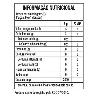 CREATINE TURBO 500g (REFFIL) - BLACK SKULL